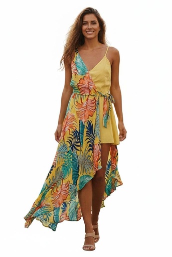 [RA570711] LULUMARI VESTIDO MUJER AMARILLO