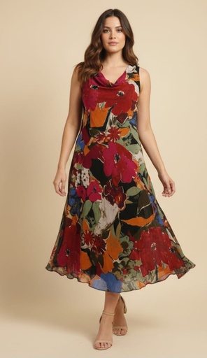 SIGNATURE VESTIDO FLRS COLORES RB68729