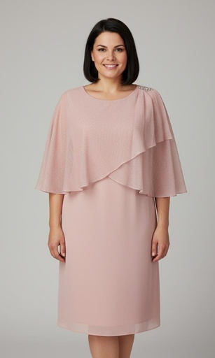 [SL674106] SLNY VESTIDO MUJER ROSA VIEJO