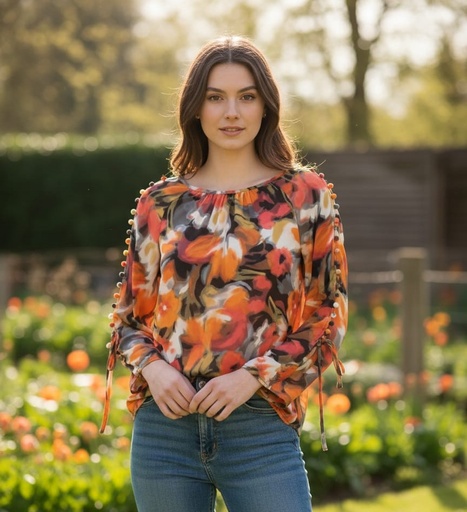 ZAC&RACHEL BLUSA ESTAMPADA CLRS ST8150WK9