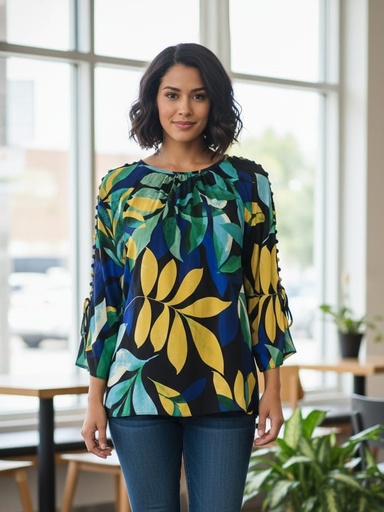 ZAC&RACEHL BLUSA ESTAMPADA CLRS ST8150WK9V