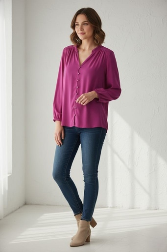 ZAC&RACHEL BLUSA FUCSHIA MUJER ST81LM62P