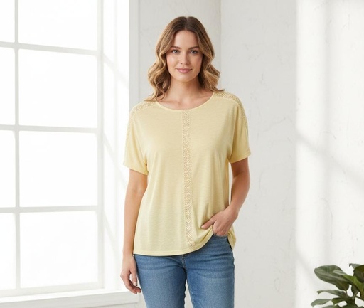 [ST81Q68B6] ZAC&RACHEL BLUSA MUJER AMARILLO .