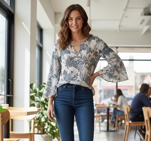 [STR3393] ZAC&RACHEL BLUSA MUJER ROSA