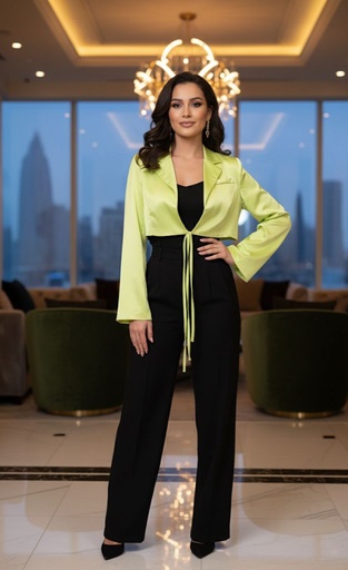 WILDCAT BLUSA VERDE LIMON MUJER T2607VL