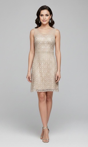 VESTIDO CHAMPANG C. D13960 VC00X154