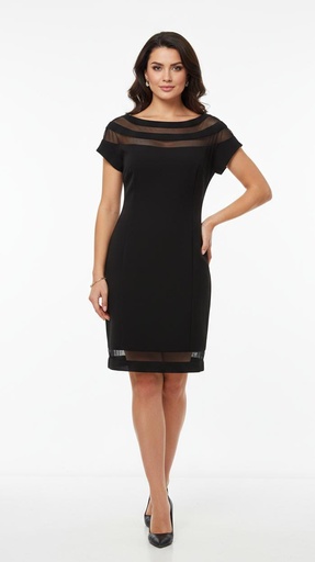 [VC00X48] VESTIDO NEGRO C. DP302733CF