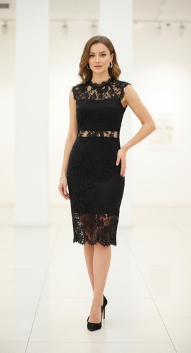 VESTIDO NEGRO C. IMD7282 VC00X94