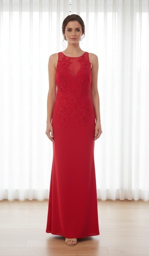 [VL00X034] M24916/VESTIDO ROJO