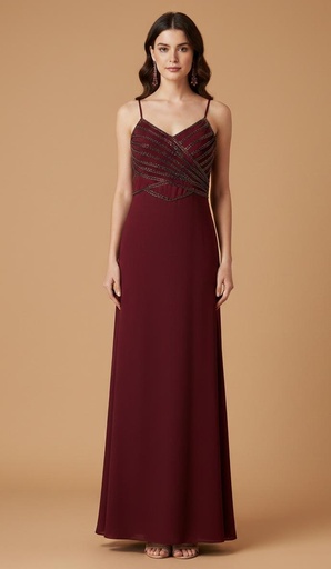 HD1713/VESTIDO OCRE VL00X048