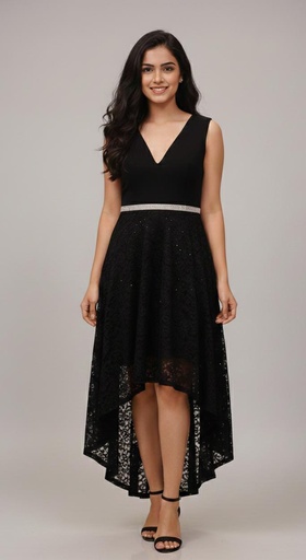 [VL00X060] 25556/VESTIDONEGRO