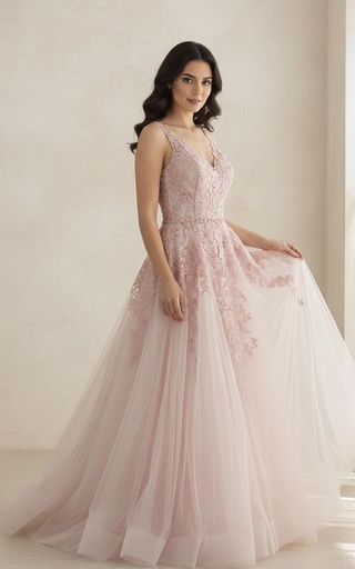 [W19380] ROSEMORE VESTIDO ROSA MUJER