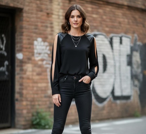 DO+BE BLUSA MUJER NEGRO Y14208