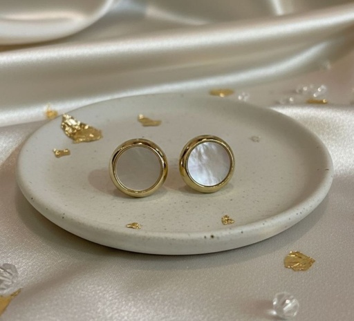 [AE007] ARETES DE CONCHA NACAR