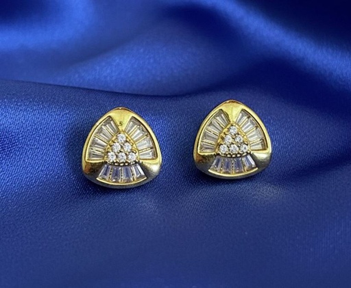 [AE016] ARETES ENCHAPE TRIANGULAR BRILLO