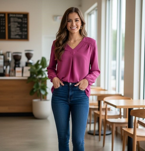 MILANO BLUSA FUCSHIA MUJER 12995BC273