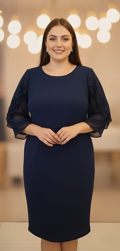 ILE VESTIDO AZUL MARINO MUJER SCS2209