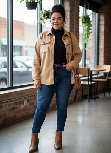 [80018JM] LOVE TREE CHAQUETA CAFE MUJER