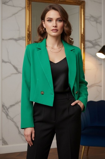 LOVE TREE BLAZER C. VERDE MUJER 80083JDV