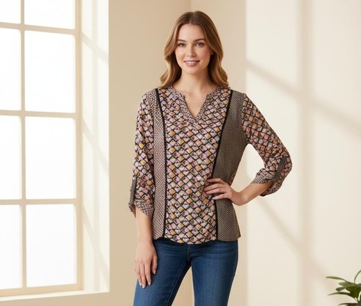 [80917051] SIONI BLUSA MUJER ESTAMPADO 80917051