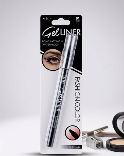 [819740905113] SHE GEL DELINEADOR GEL NEGRO EL510