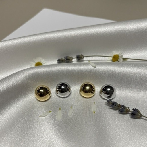 [AE0214] ARETES ENCHAPE DORADO PEQUE.