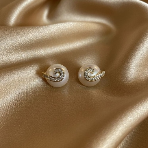 [AE02370] ARETES ENCHAPE PERLA