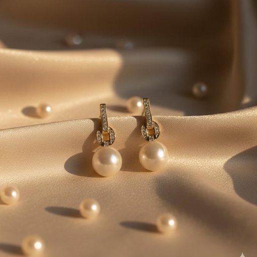 [AE028] ARETES ENCH. GUINDAR C/ PERLA