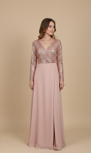 SOIEBLU VESTIDO ROSA VIEJO BRILLANTE M21216