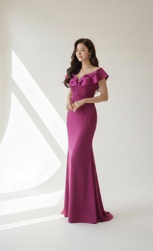 MANIJU VESTIDO FUCSHIA-MORADO MUJER MM2929