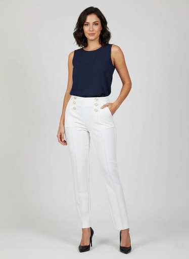ZAC&RACHEL PANTALON BLANCO MUJER NA81HS73QB