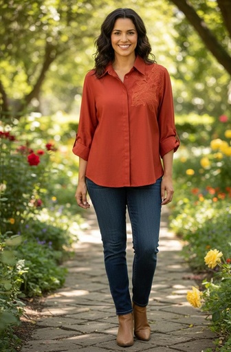 MICHEL BLUSA OCRE ZZ43776