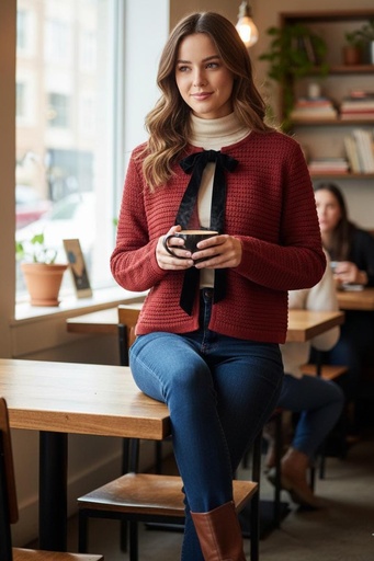 BLU PEPPER SUETER BURGUNDY ZZB5FT1032B