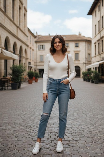 HYFVE BLUSA CREMA ZZHF25E965CR