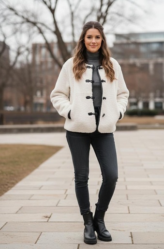 ACTIVE SUETER BLANCO PELUSA ZZJ14594