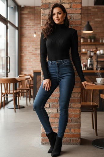 ACTIVE SUETER NEGRO C-REDOND.ZZSW13730N