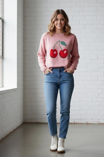 ACTIVE SUETER ROSA CEREZAS ZZSW14650