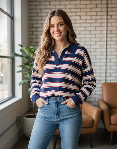 ACTIVE SUETER AZUL M-BLC-RJ ZZSW14806