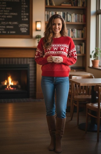 THE WORKSHOP SUETER ROJO CHONGS ZZTW1965