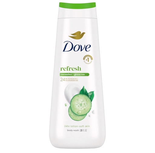 [011111123311] DOVE BODY WASH REFRESH PEPINO 20oz