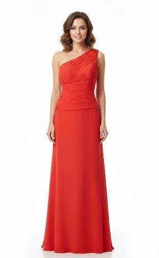 [054422490] AIDAN MATTOX VESTIDO MUJER ROJO