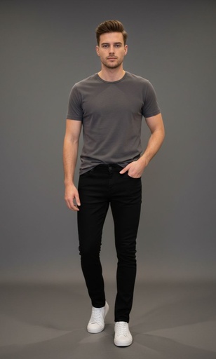 [06847056] ASOS JEANS NEGRO HOMBRE