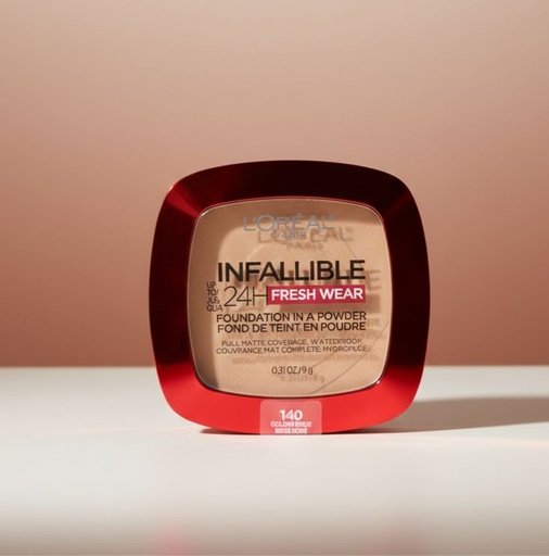 [071249627808] LÓREAL POLVO FRESH WEAR GOLDEN BEIGE 140