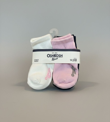 [071534106834] OSHKOSH CALCETINES NIÑA 3pck COLORES