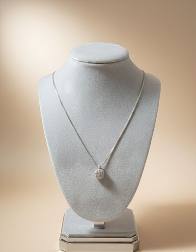 [COLL07] COLLAR ENCHAPE DRD-PLATEADO CUADRADDO BR