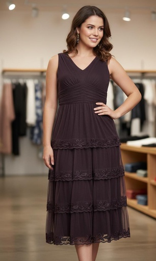 [01517420] ADRIANNA PAPELL VESTIDO MUJER