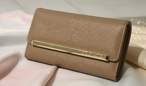 [193624068133] STEVE MADDEN MONEDERO BEIGE MUJER