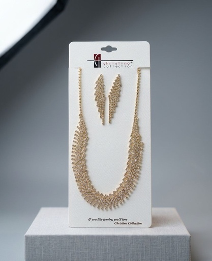 [S19813] CHRISTINA COLLAR-ARETES DRD BRILLANT