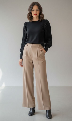 ZAC&RACHEL BLUSA-SUETER NEGRO ST818D9I3N