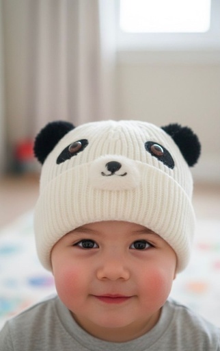 [K019BK] GORRO BLANCO KOALA NIÑ@S